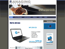 Tablet Screenshot of managinginformatica.com